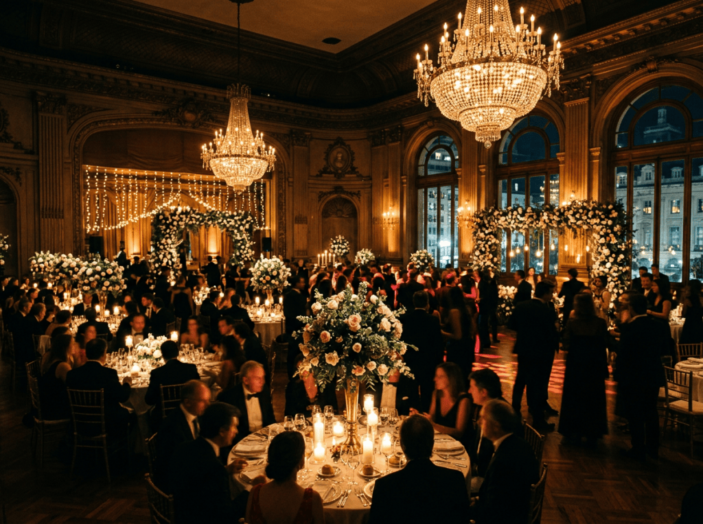 Lavish Buenos Aires wedding reception